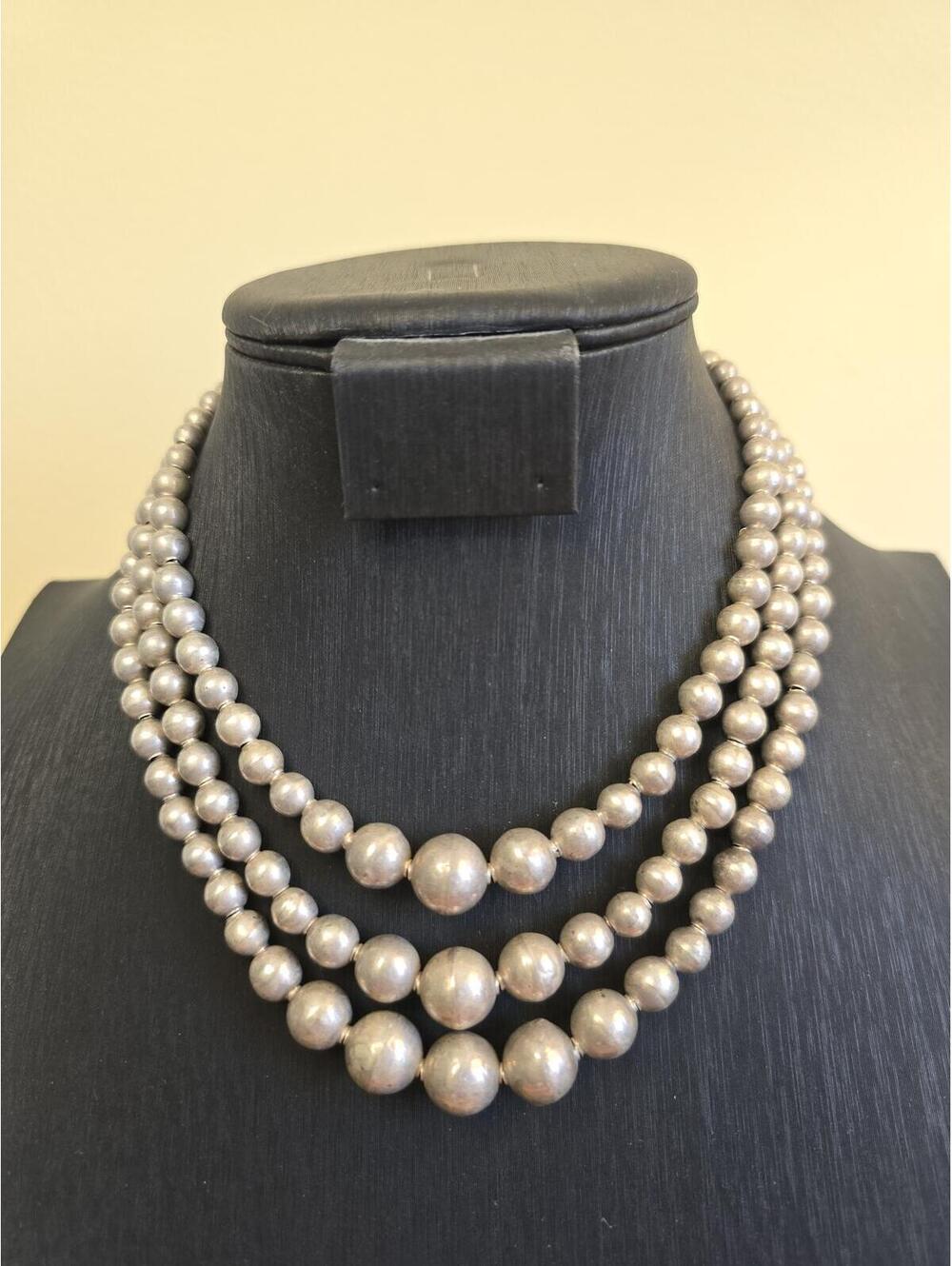Antique Taxco Desert Pearls Native Mexican Jewelry